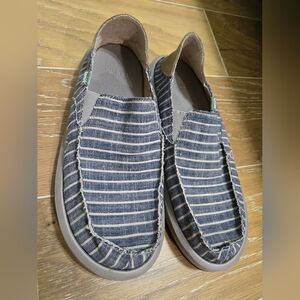 Sanuk Casual Striped Slip-On Shoes